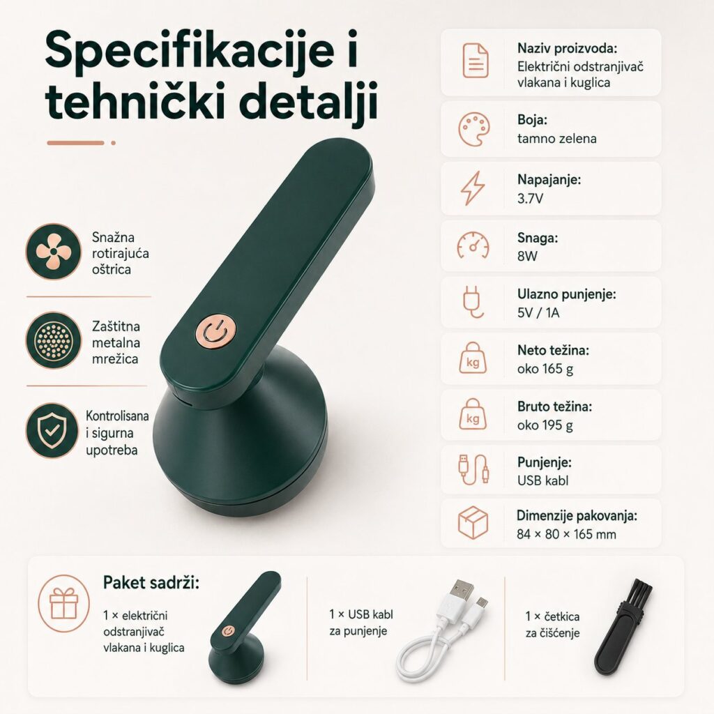 Lako čišćenje nakon upotrebe 🧼