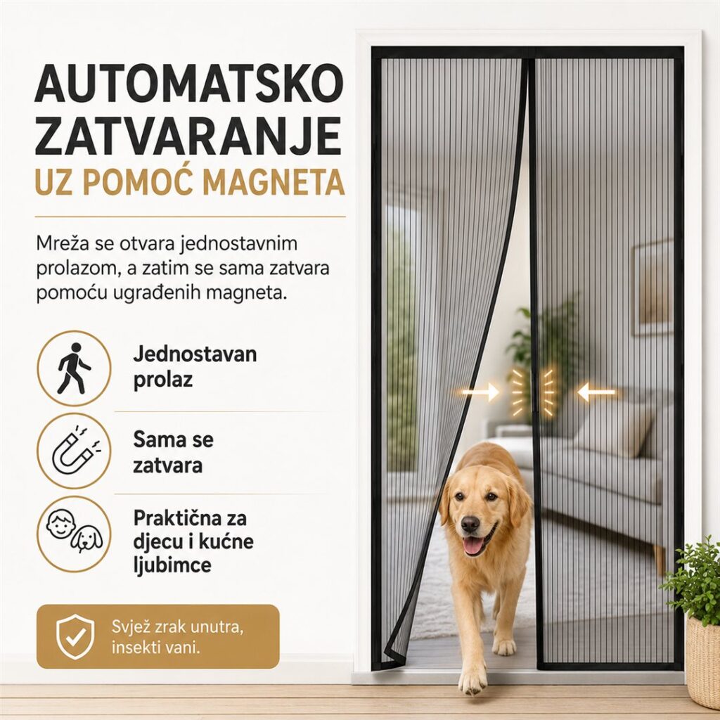 Automatsko zatvaranje uz pomoć magneta